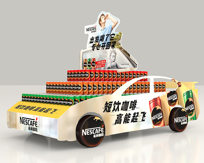 快消品堆頭設計 pop設計